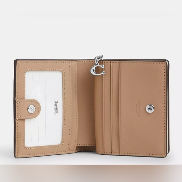 COACH Snap Wallet With Floral Print - Picture 3 of 9